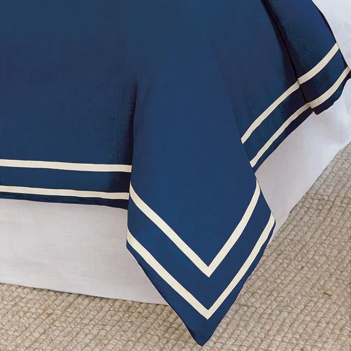 Indigo Ribbon Duvet set - myhomestore.com.pk
