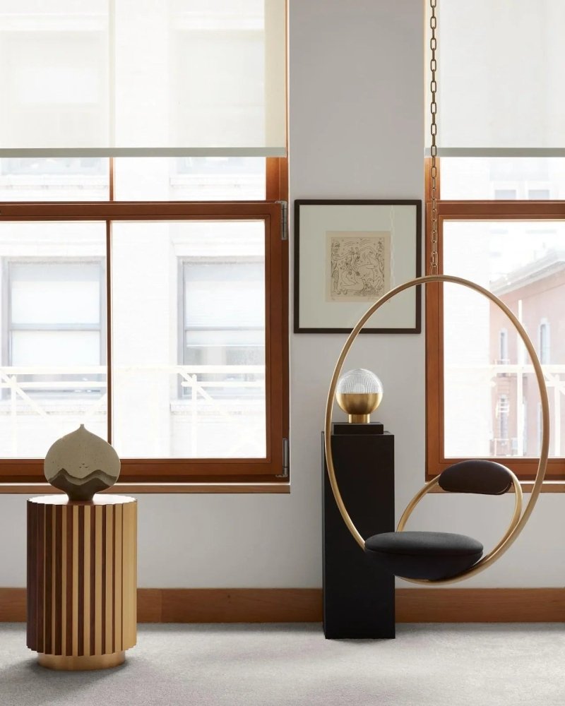 Indoor Metal Hanging Swing Chair - myhomestore.com.pk