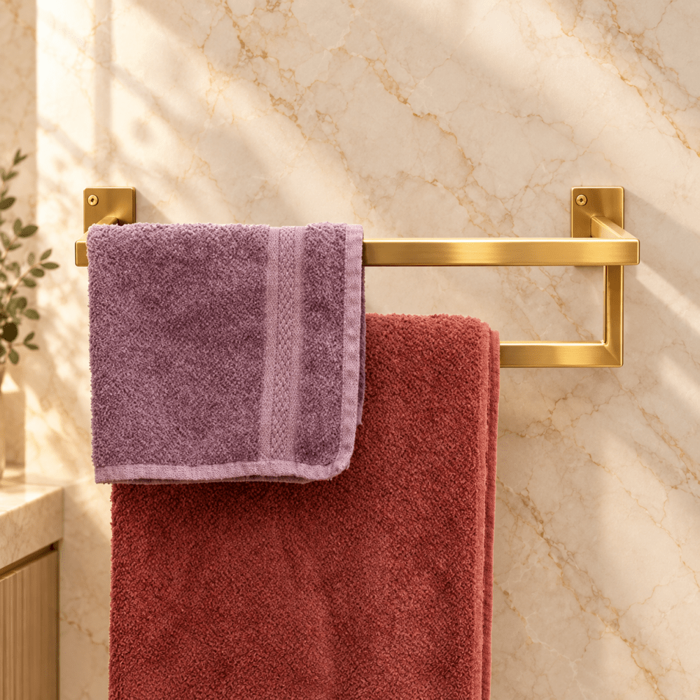 Industrial metal tower rail Towel holder Wall mount towel holder rack - myhomestore.com.pk