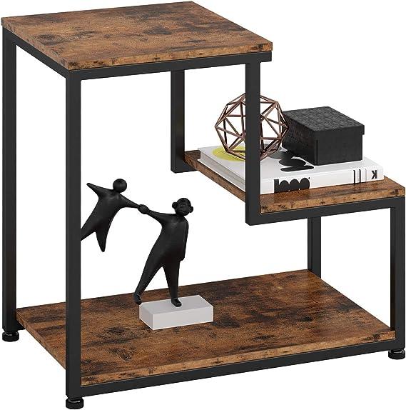 Industrial Side Tables Living Room, 3 - Tier End Tables Bedroom - myhomestore.com.pk