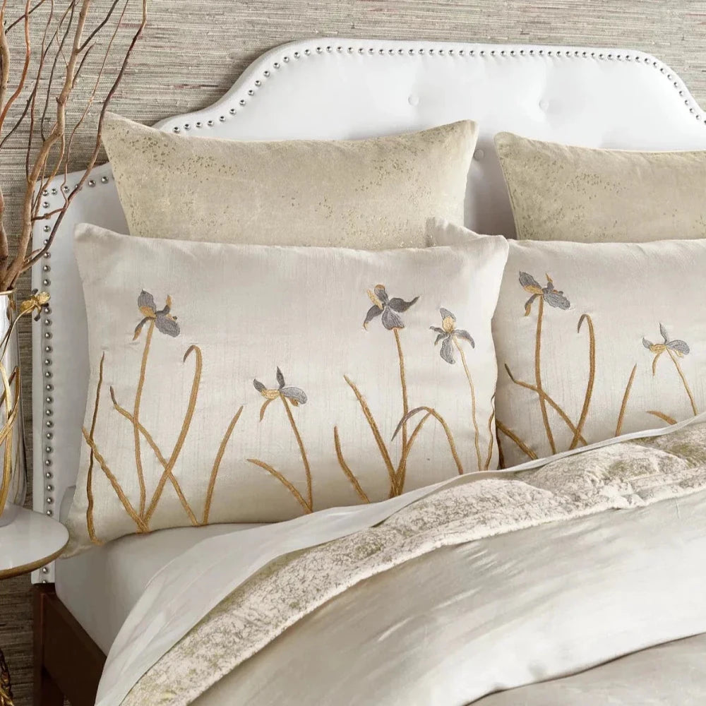 Iris Embroidery Duvet Set - myhomestore.com.pk