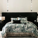 Isadora Palm Digital Print Duvet Set - myhomestore.com.pk