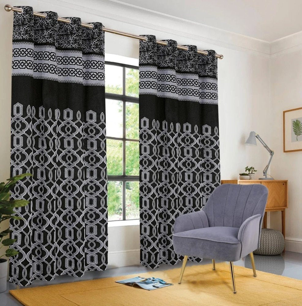 Jacquard Printed Curtain - myhomestore.com.pk