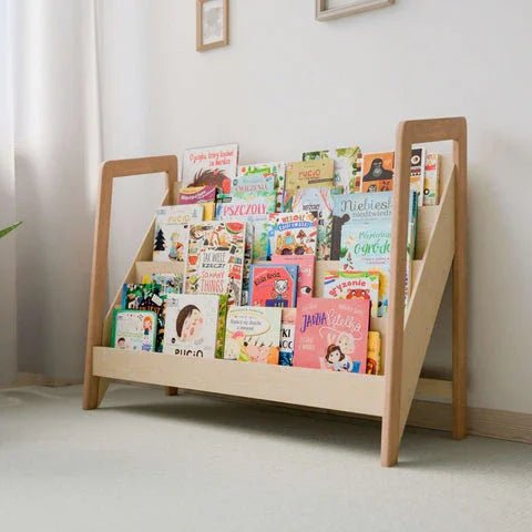 Kids Montessori Large Bookshelf – Smart, Spacious & Child - Friendly Storage - myhomestore.com.pk
