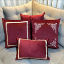 Velvet Embroidered Cushion Cover (pack of 4) - myhomestore.com.pk