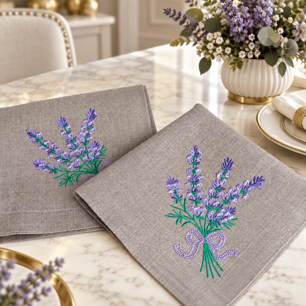 Lavender Garden Premium Table Napkin - myhomestore.com.pk