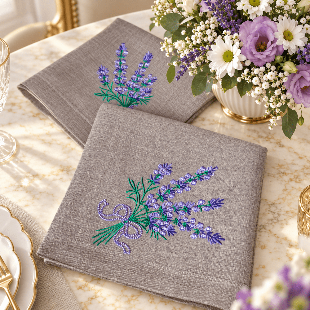 Lavender Garden Premium Table Napkin - myhomestore.com.pk