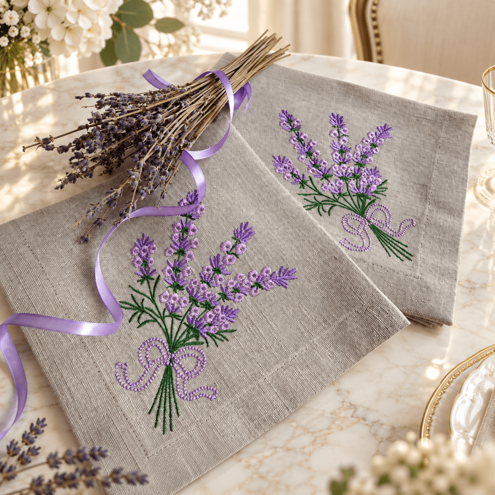 Lavender Garden Premium Table Napkin - myhomestore.com.pk