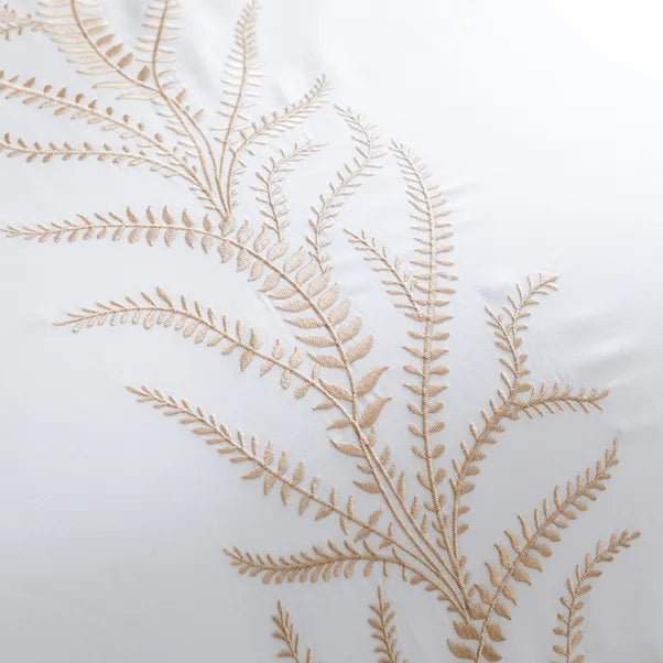 Leaf Trail Embroidered Bedspread - myhomestore.com.pk