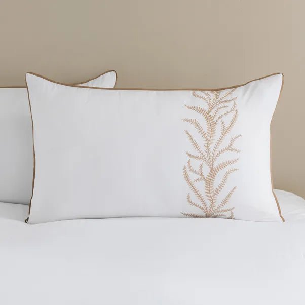 Leaf Trail Embroidered Bedspread - myhomestore.com.pk