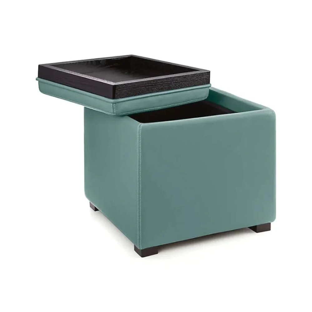 Leather Storage Ottoman - myhomestore.com.pk