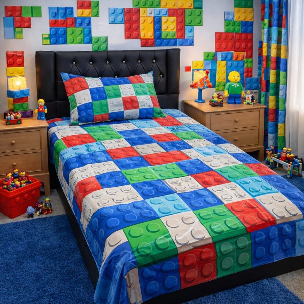 LEGO Dreams Kids Bed - sheet - myhomestore.com.pk
