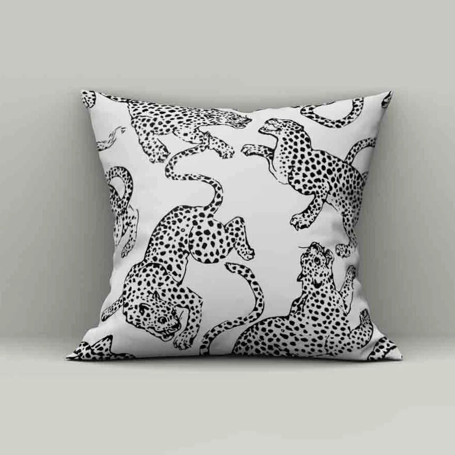 Leopard Printed Cushion Cover - myhomestore.com.pk