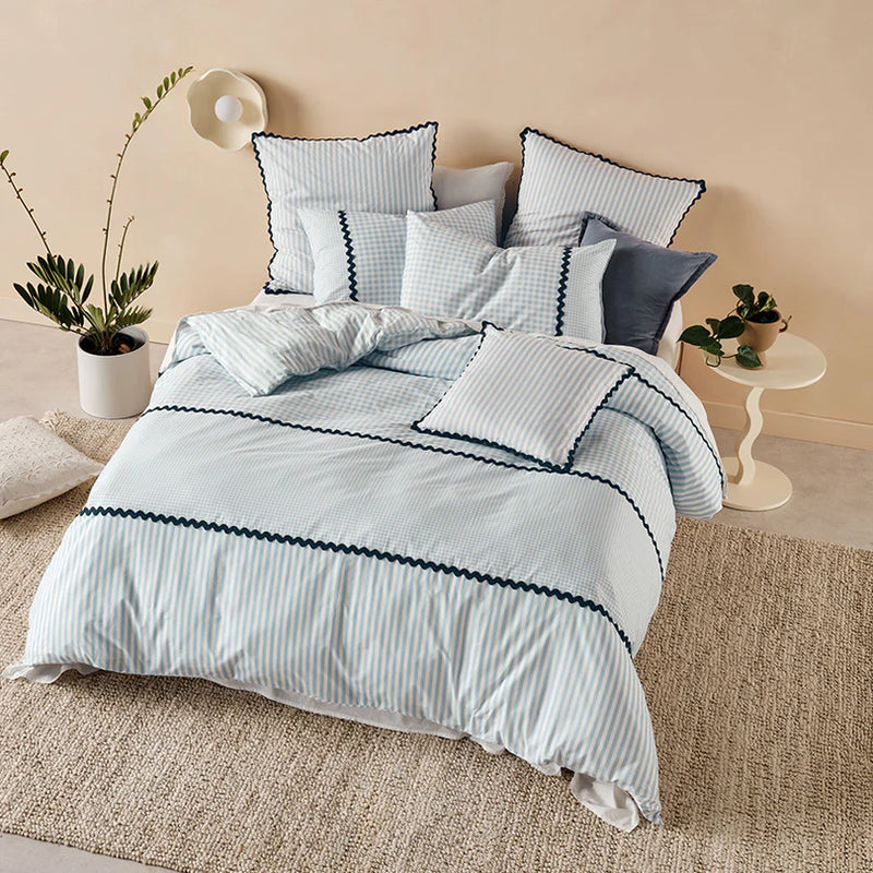 Stripe & check Design Duvet Set