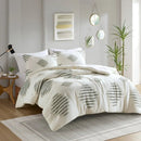 Light Green Tufted Duvet Cover Set - myhomestore.com.pk