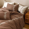 Lily of the Valley Embroidery Duvet Set - myhomestore.com.pk