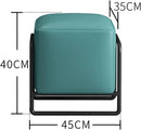 Living Room Light Luxury Sofa, Soft Leather Stool - myhomestore.com.pk