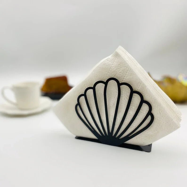 Lotus Napkin holder , Lotus Flower Napkin Holder - metal kitchen decor , cafe decor , napkin holder for cafe, Metal napkin holder - myhomestore.com.pk