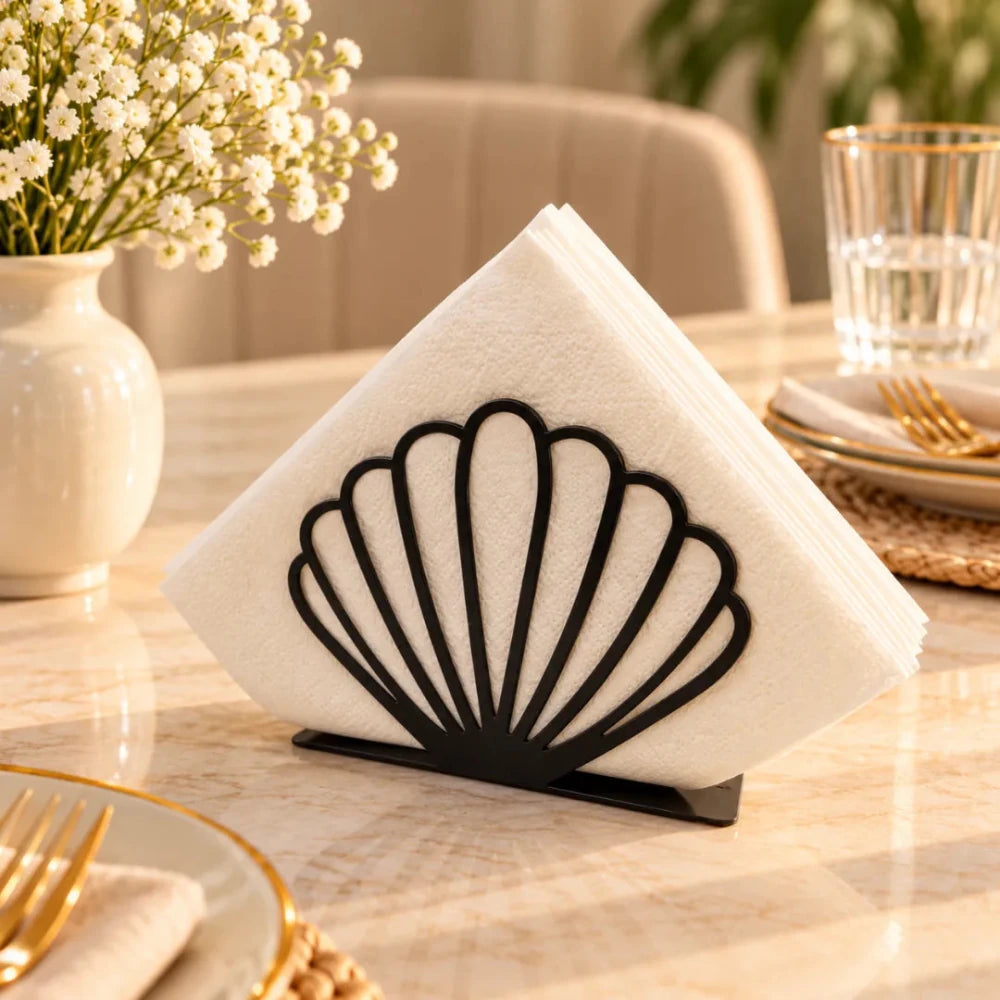 Lotus Napkin holder , Lotus Flower Napkin Holder - metal kitchen decor , cafe decor , napkin holder for cafe, Metal napkin holder - myhomestore.com.pk