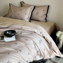 Luster Flower Printed Bedding Duvet Set - Artistic & Elegant - myhomestore.com.pk