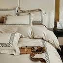 Luxury Cotton Satin Circle Embroidery Duvet Set - myhomestore.com.pk