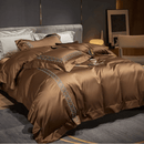 Luxury Cotton Satin Circle Embroidery Duvet Set - myhomestore.com.pk
