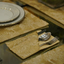 Luxury Gold Dining Table Mat Set - myhomestore.com.pk
