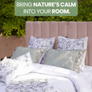 Luxury Green Cotton Satin Embroidery Duvet Set - myhomestore.com.pk