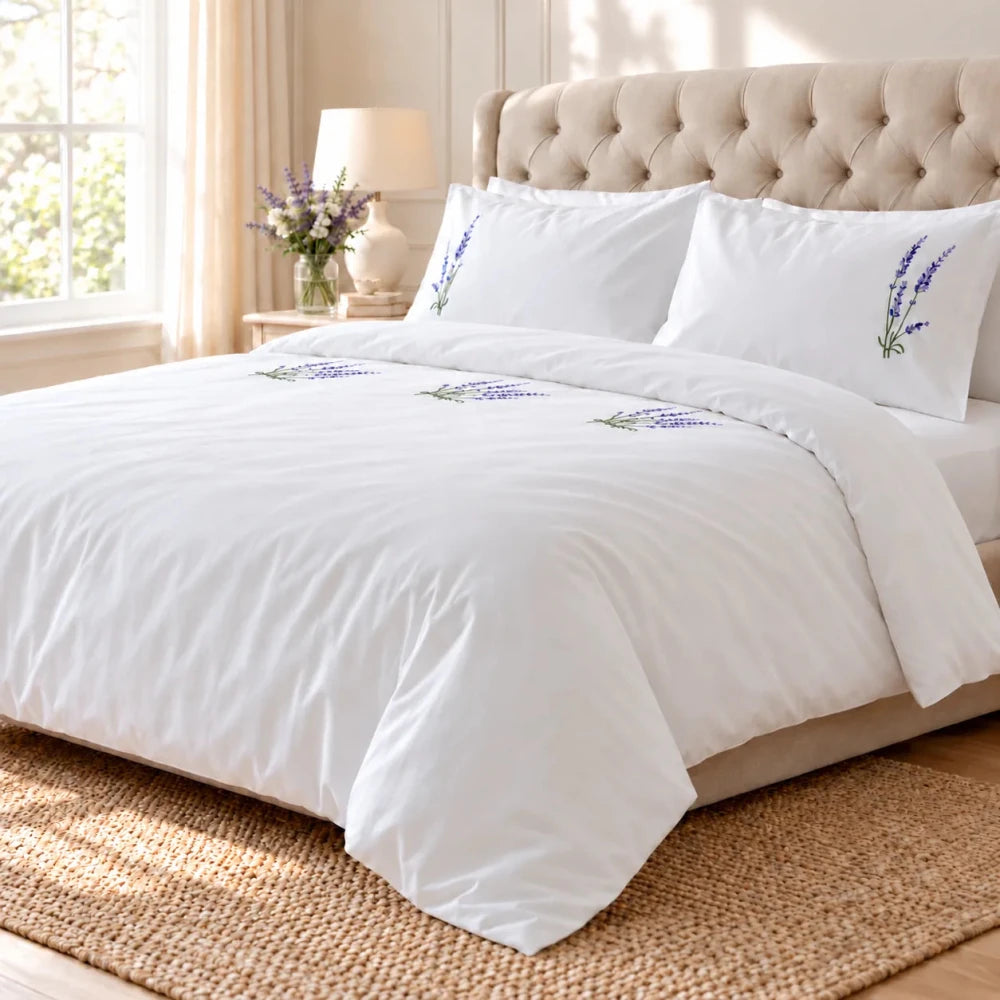 Luxury Lavender Bliss Embroidered Décor - myhomestore.com.pk