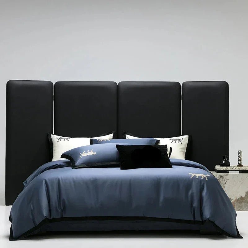 Luxury Leopard Embroidery Duvet Set - myhomestore.com.pk