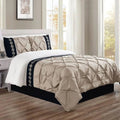 Luxury Pintuck with Printed Patch Duvet - myhomestore.com.pk