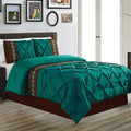 Luxury Pintuck with Printed Patch Duvet - myhomestore.com.pk