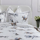 Luxury Polo - Themed Cotton Bedding Set – Elegant Equestrian Design - myhomestore.com.pk