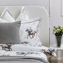 Luxury Polo - Themed Cotton Bedding Set – Elegant Equestrian Design - myhomestore.com.pk