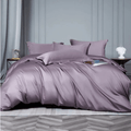 Luxury Satin Duvet Set Plain - myhomestore.com.pk