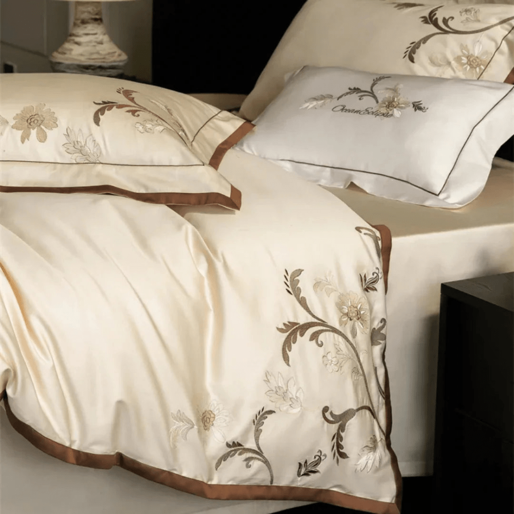 Luxury Vintage Embroidery Duvet Set - myhomestore.com.pk