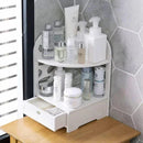 Makeup Floor Corner Organizer Rack - myhomestore.com.pk