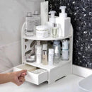 Makeup Floor Corner Organizer Rack - myhomestore.com.pk