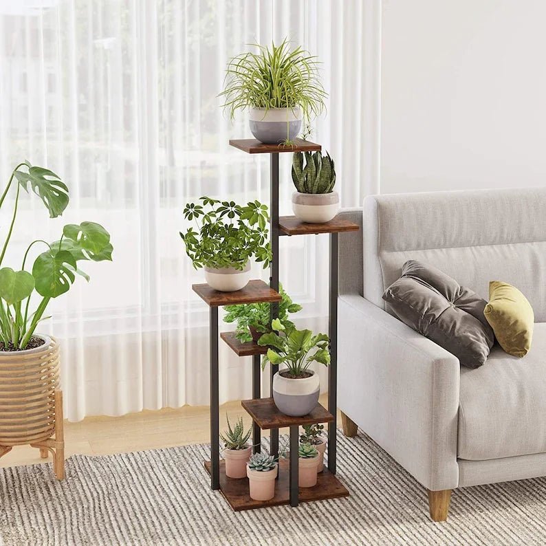 MDF Sheet & Metal Plant Stand - myhomestore.com.pk
