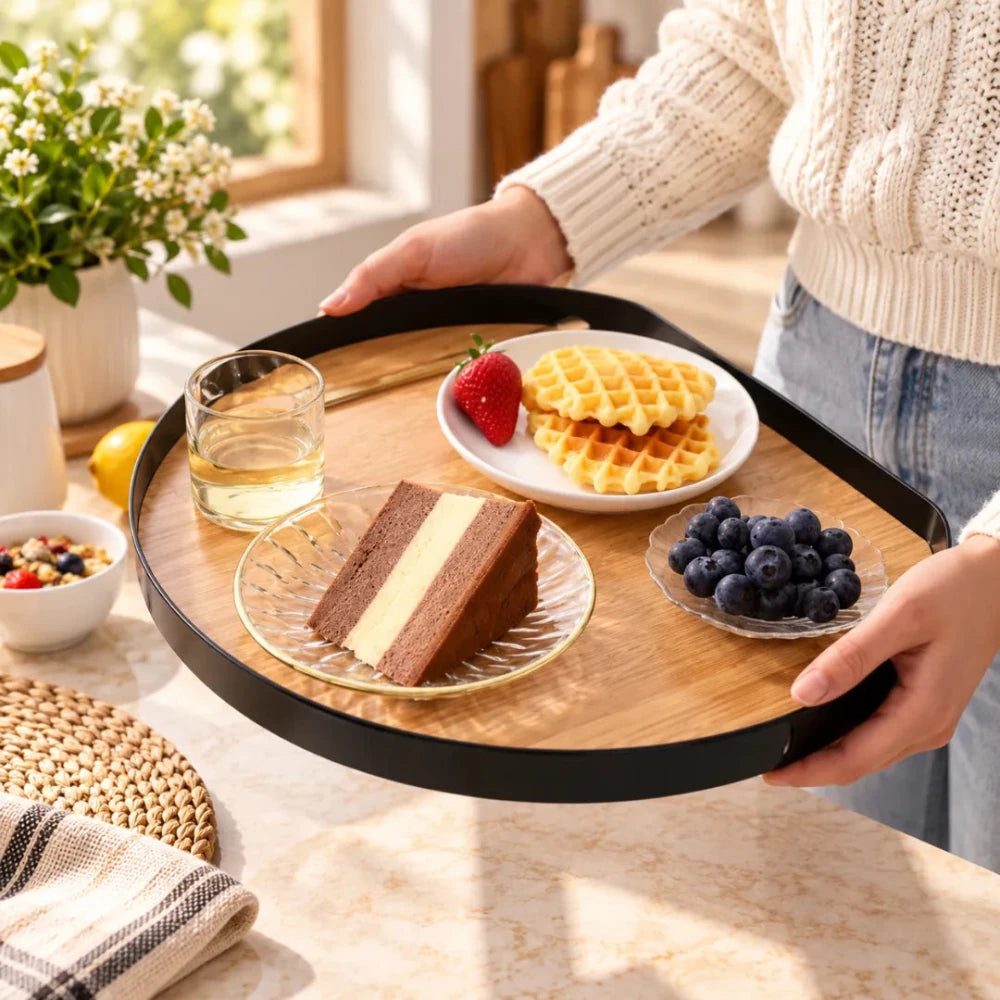 Metal and MDF Sheet Service Tray - myhomestore.com.pk