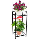 Metal Bottle Water Dispenser Stand for kitchen (Black, 2 Compartment) - myhomestore.com.pk