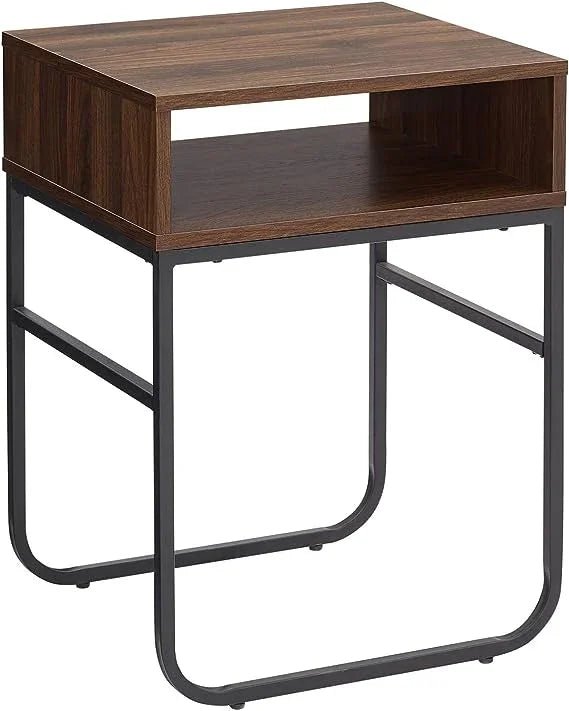 Metal Leg MDF Rectangle Side Table – Living Room Furniture - myhomestore.com.pk