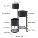 Metal Plant Stand, Indoor Plant Stand - myhomestore.com.pk