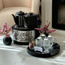 Metal Round Serving Tray - myhomestore.com.pk