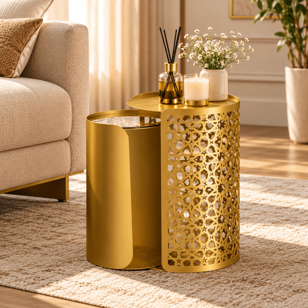 Metal Side Table Set of 2 - myhomestore.com.pk
