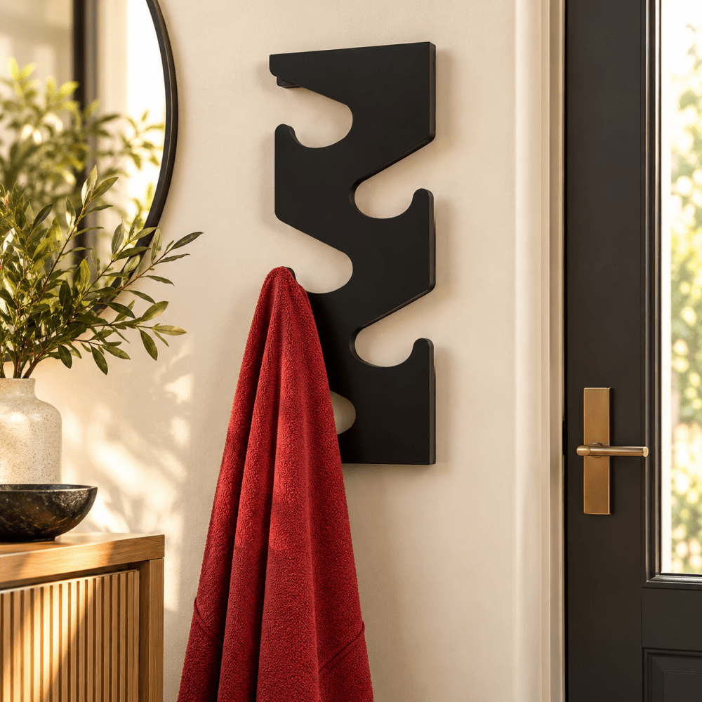 Metal Wall Mount Coat Rack - myhomestore.com.pk