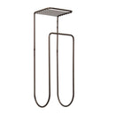 Metal Wall Mount Towel Rack Organizer with Storage Shelf - myhomestore.com.pk