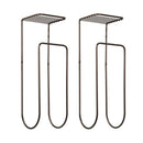 Metal Wall Mount Towel Rack Organizer with Storage Shelf - myhomestore.com.pk