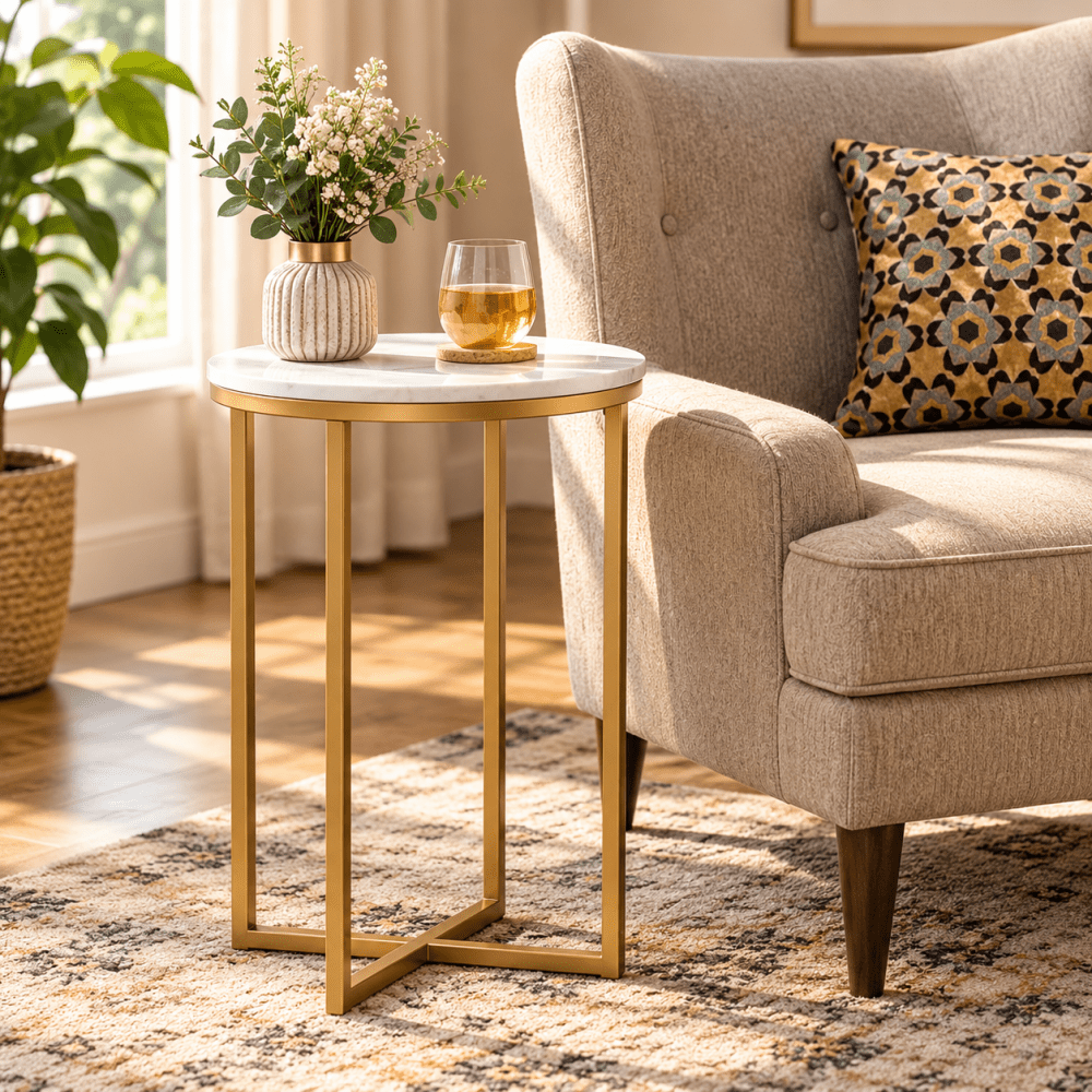 Middlebrook Helbling Round Side Table - myhomestore.com.pk