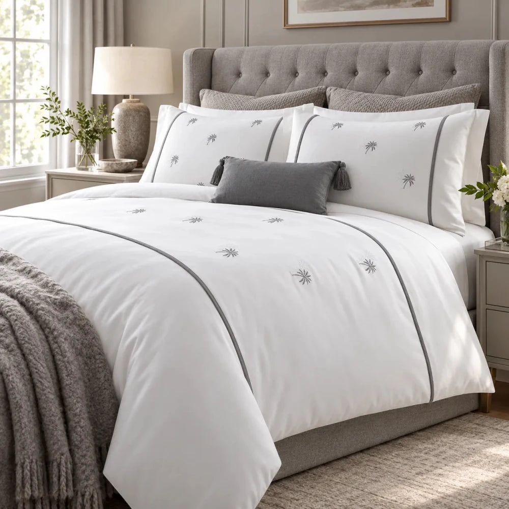 Midnight at the Oasis Embroidered Bedding - myhomestore.com.pk